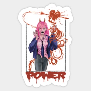 manga power Sticker